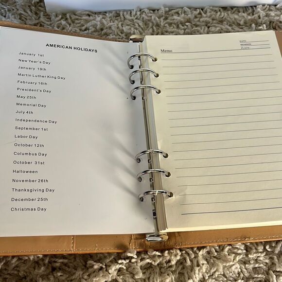 J Francis leather day planner - Picture 11 of 15